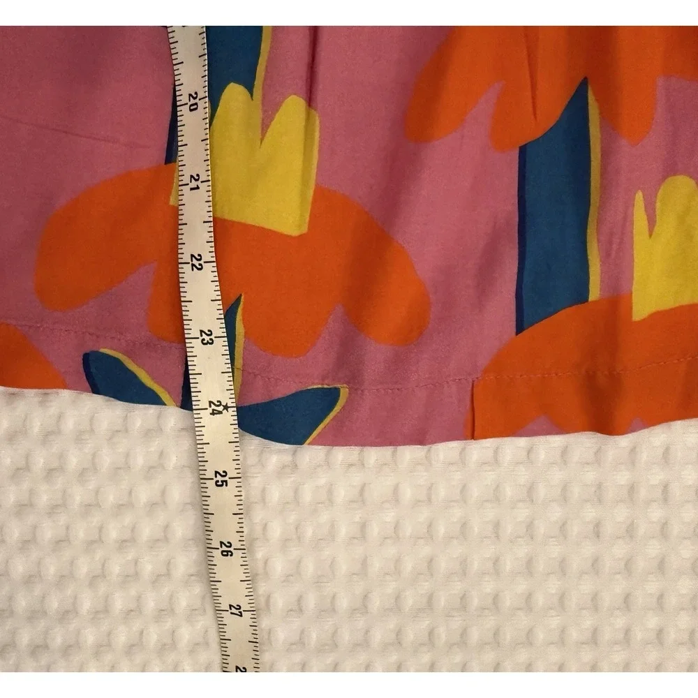 Anthropologie Bl^nk London Tropical Print Stephanie Blouse SZ XXS